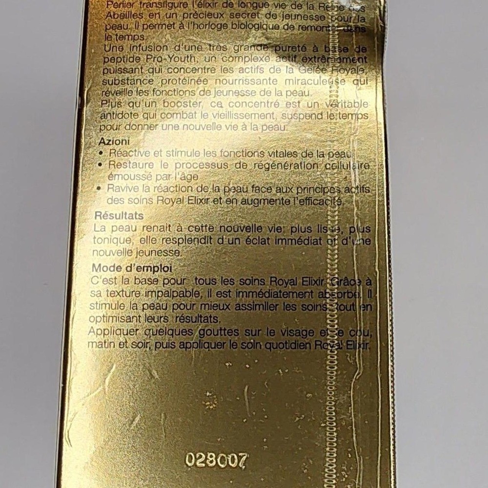 Perlier Royal Elixir Youth Creator Royal Pro-Youth Peptide 2 oz 60ml New - Picture 3 of 6